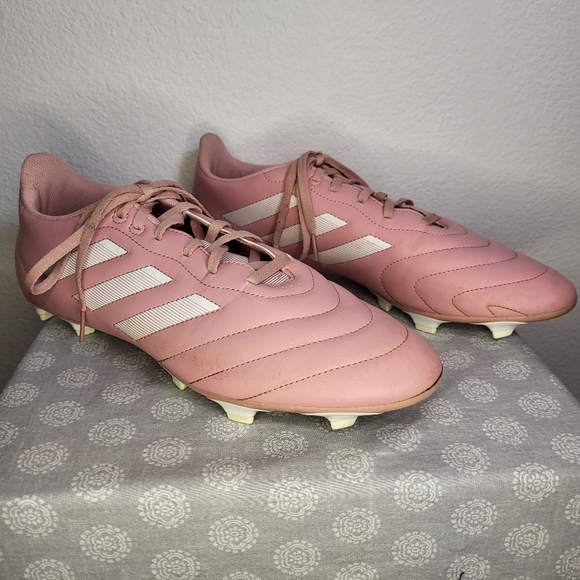 Adidas Goletto VIII Firm Ground Soccer Cleats in Pink and White size 13 - Picture 1 of 10